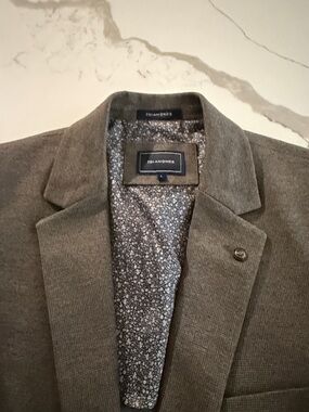 7 Diamonds Men's Olive Green Blazer Sport Coat